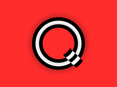 Q — 36 Days Of Type 36 days of type 36 days q 3d alphabet bryn taylor colour letter q type typography