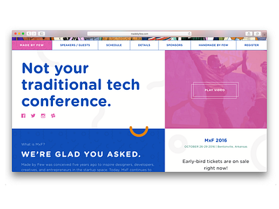 Made by Few 2016 conference made by few web web design