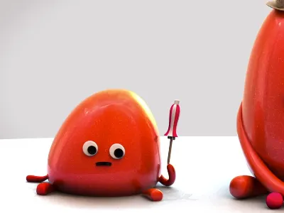 Jellybean Characters 3d animation character design fred and eric london