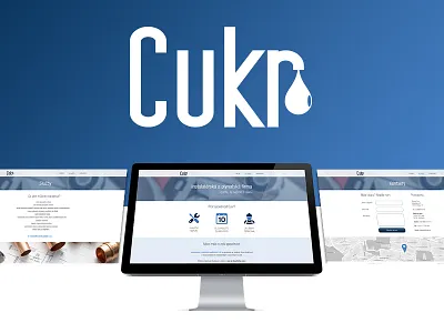INSTAL-CUKR webdesign company czech graphic industry instal minimalism modern photoshop plumb plumbing prague webdesign