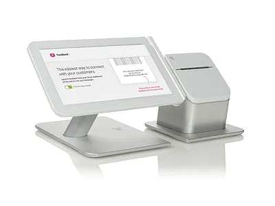 Clover POS splash screen for Feedback app android clover point of sale small business touch