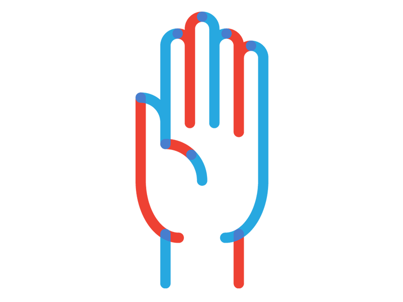Hand gif hand overlay peace