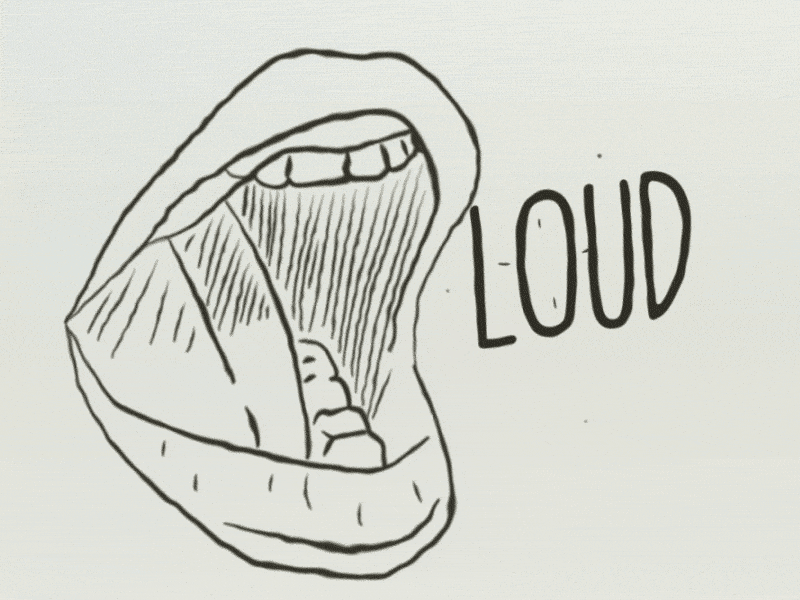 Loud and Clear after effects animation line teachers union vermont