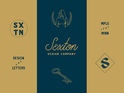 Flag illustration letters type typography