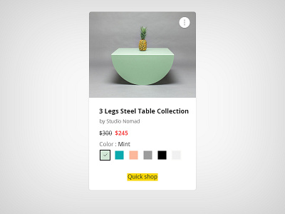 E-Commerce Shop (Single Item) concept dailyui design ecommerce quick shop trendy ui ux webdesign