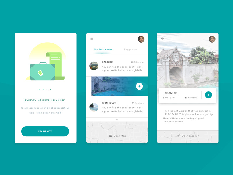 Example of Jogja Trip Planner