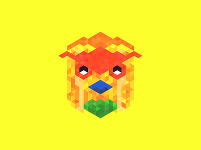Pohela Boishakh 1423 bangla bangladesh bengali chicken hexels hotline low poly mask miami new year triangles trixel