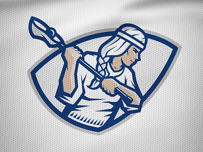 National Finnish Lacrosse identity – Women's primary mark aino finland kalevala kumppari lacrosse sports branding sports logo warrior