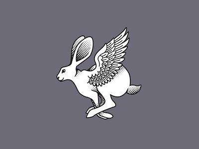 Flying Jackrabbit angel animal bunny butterfly fairy flying hare jackrabbit rabbit wings