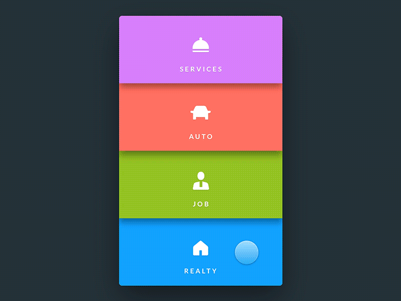 Menu animation button framer framerjs gif interactive menu mobile navigation prototype ui ux