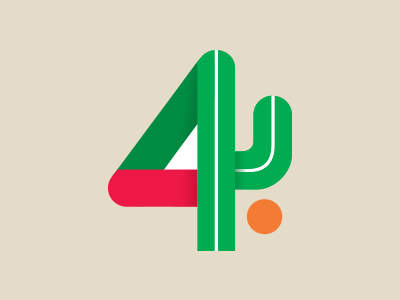 4to Distrito 4 cactus four logo logotype mexico political sonora sun