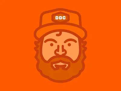 AJD design flat illustration portrait vector