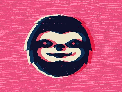Sloth Character fun sloth whimsical