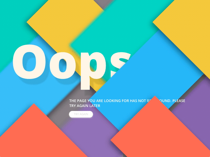 404 page 008 33 404 bold color dailyui error ui