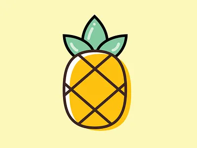 Pineapple fruit illustrator pineapple