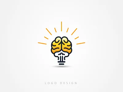 Creative Idea Logo Template artistic logo brain idea bulb creative logo designer logo developer logo geeky genius logo imaginative inspired inventive logo mastermind