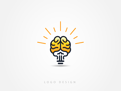 Creative Idea Logo Template artistic logo brain idea bulb creative logo designer logo developer logo geeky genius logo imaginative inspired inventive logo mastermind