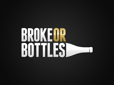 Broke Or Bottles logo design