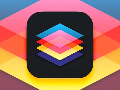 Filter App Icon app colors dark flat icon ios photo editor text tool ui