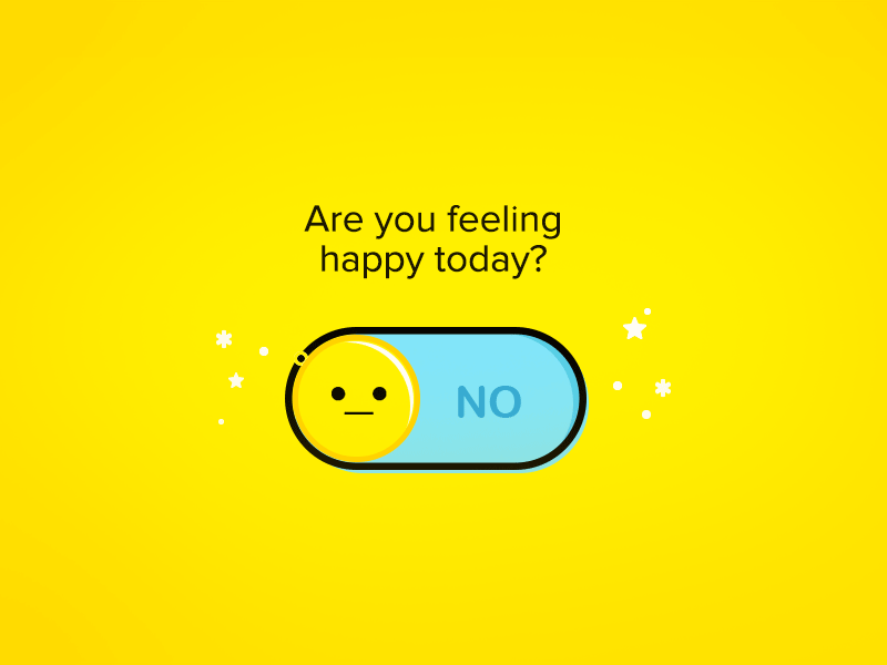 Toggle/Switch android animation app dailyui design flat icon illustration ios smiley switch ui
