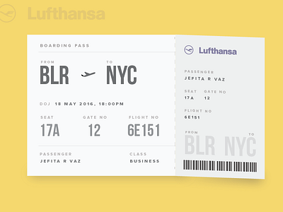 Boarding Pass 24 boarding boardingpass dailyui pass ticket ticketdesign
