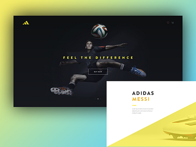 Adidas Shot design visual