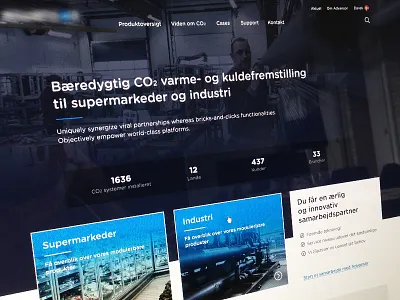 CO2 technology website blue clean dark industry landingpage minimalistic purple technology ui website