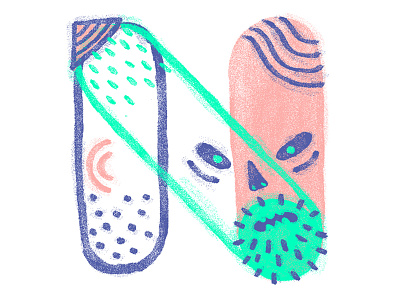 N / 36daysoftype 36days n 36daysoftype character illustration n type typography