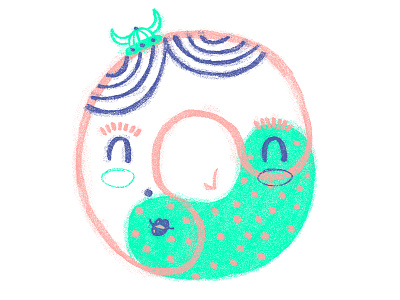 O / 36daysoftype 36days o 36daysoftype character illustration o type typography