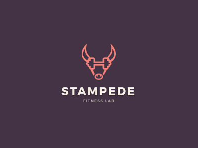 Stampede branding endurance fitness identity logo workout