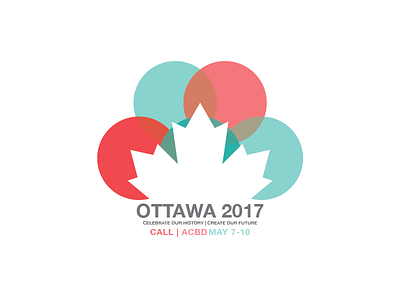 CALL|ACBD logo 2017 - Concept 150 birthday branding canada fireworks illustration logo ottawa