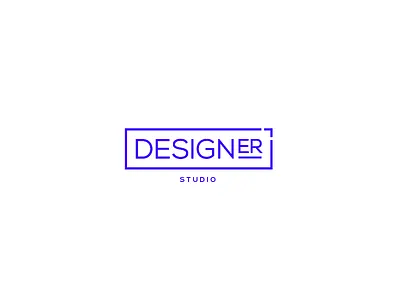 Designer Studio Logo branding design identity lettering logo logo design logotype mark minimal modern simple studio