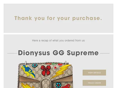 DailyUI :: 017 Email Receipt bag daily dailyui email purchase receipt sketch ui
