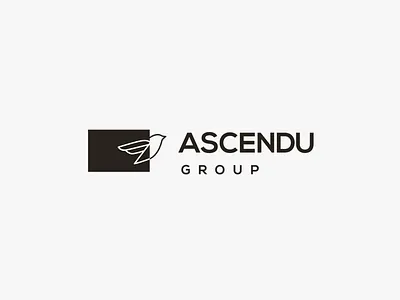 Ascendu Group Logo bird branding design identity logo logo design type typography visual design