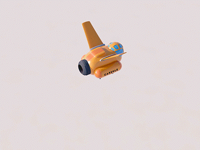 Red Ribbon Army Base animation base c4d dragon ball flying plane red ribbon