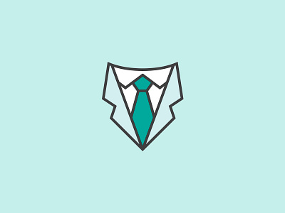Suit & Tie icon illustration illustrator suit tie vector