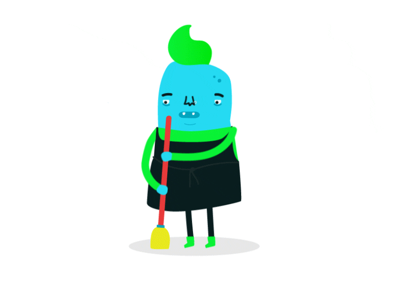 Day Job animation gif illustration