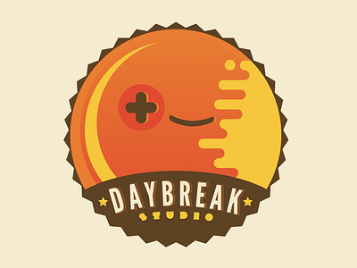 Daybreak Studio coaster daybreak game controller game studio gaming retro sunset