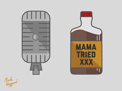 Mama Tried bakersfield bottle country merle merle haggard mic oildale tribute whiskey