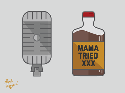 Mama Tried bakersfield bottle country merle merle haggard mic oildale tribute whiskey