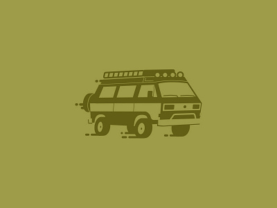 Go van, go! adventure colorado digital explore illustration logo mountains pnw vanagon vanlife vw