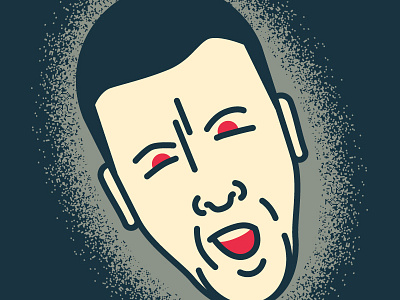 Adam Sandler adam sandler angry portrait thick lines yelling