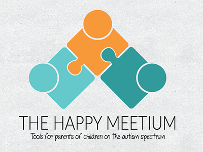 Happy Meetium Logo branding graphics logo