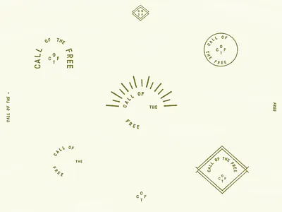 Cotf badge branding icon illustrator logo mark overlay type typography vintage