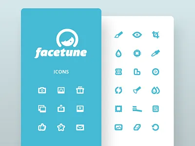 Facetune app Icons - retrospective app app icons facetune facetune app icons ios iphone retro screens