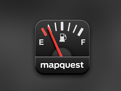 MapQuest Gas app icon icon illustration ios