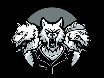 La Manada angry bike bike club club fangs gang herd motorcycle wolbes wolf