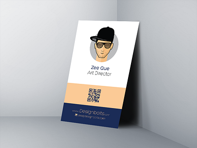 Free Vertical Business Card Design & Mockup Psd business card business card mockup free mockup freebie mock up mockup psd psd mockup