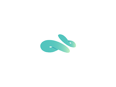 Infinity Rabbit animal infinity loop minimal rabbit running speed