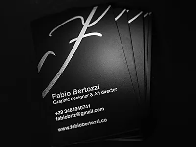 Fabio Bertozzi - Branding branding business cards calligraphy monogram